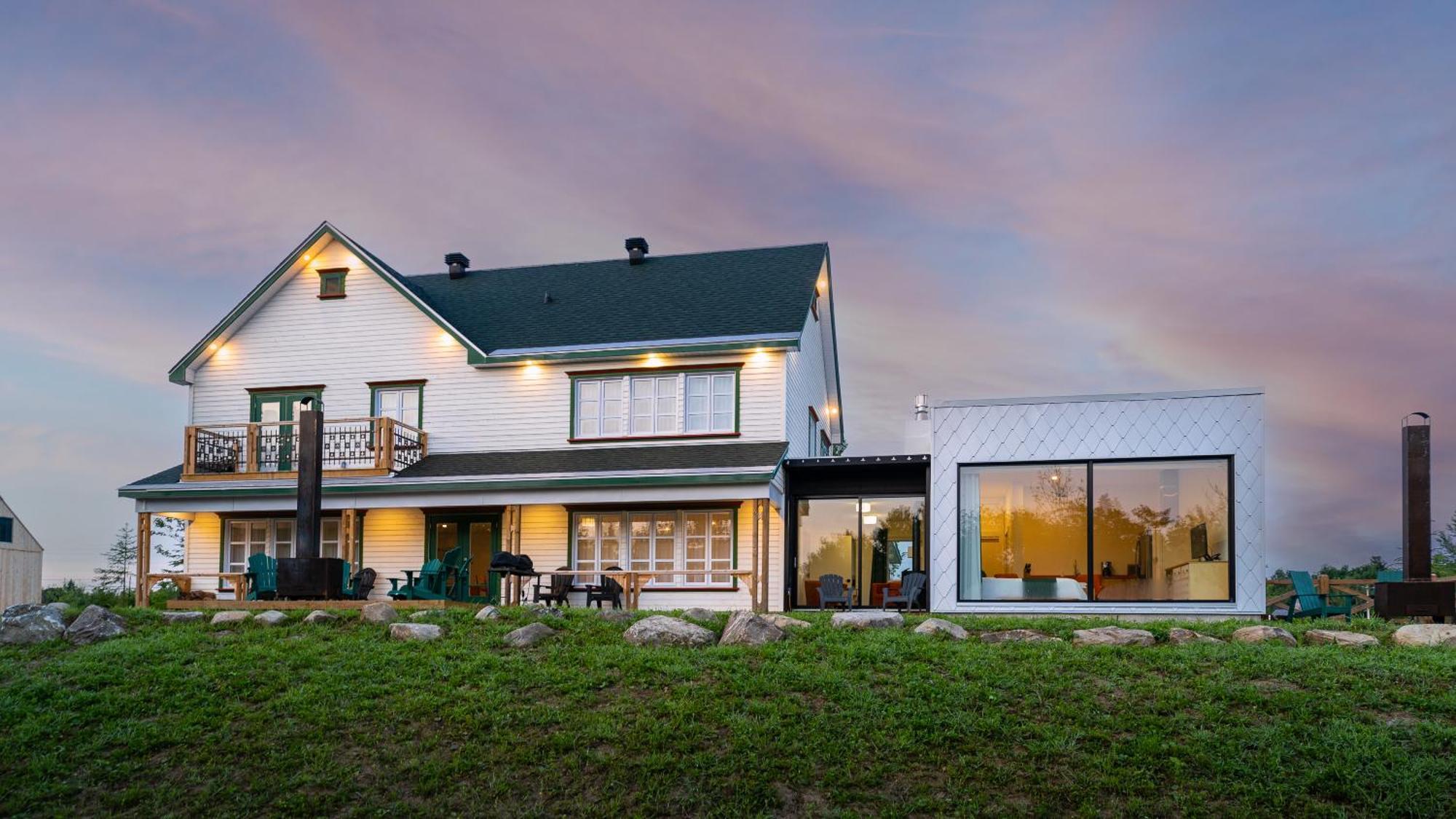 Le Baluchon Eco-Villegiature Saint-Paulin Екстер'єр фото