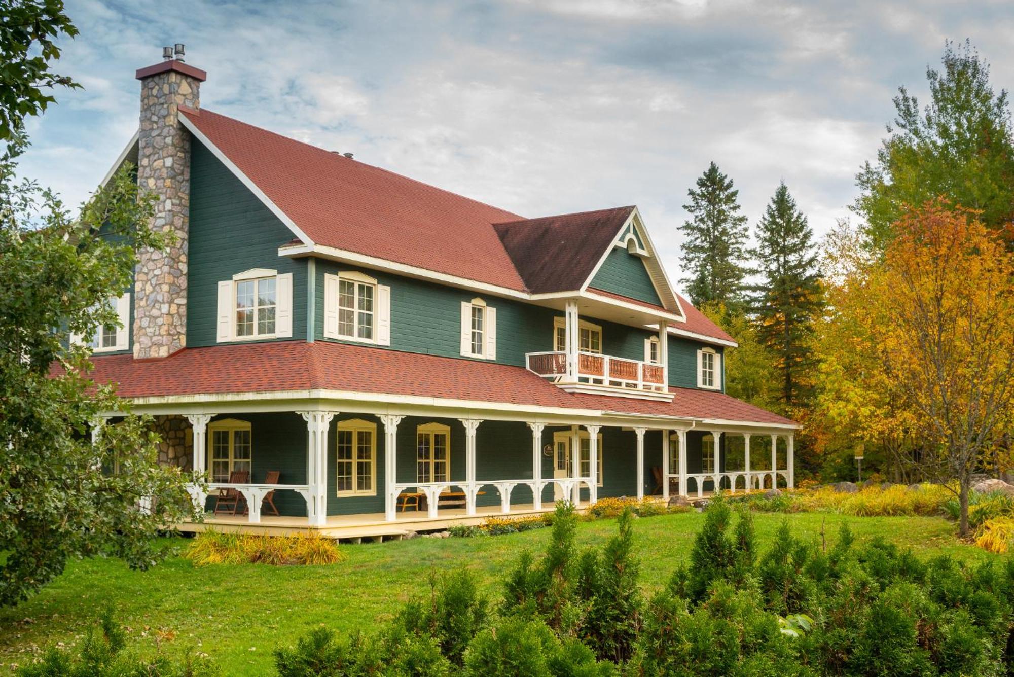 Le Baluchon Eco-Villegiature Saint-Paulin Екстер'єр фото